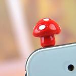 Cute Cartoon Mushroom Anti Dust Plug for Iphone 4/4s/5