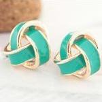 Retro Vintage Green Flower..
