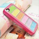 Unique Rainbow Sliding Colourful Hard Cover Case For Iphone 4/4s