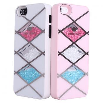 Cool  Pink Rhombus Hard Cover Case For Iphone 4/4s